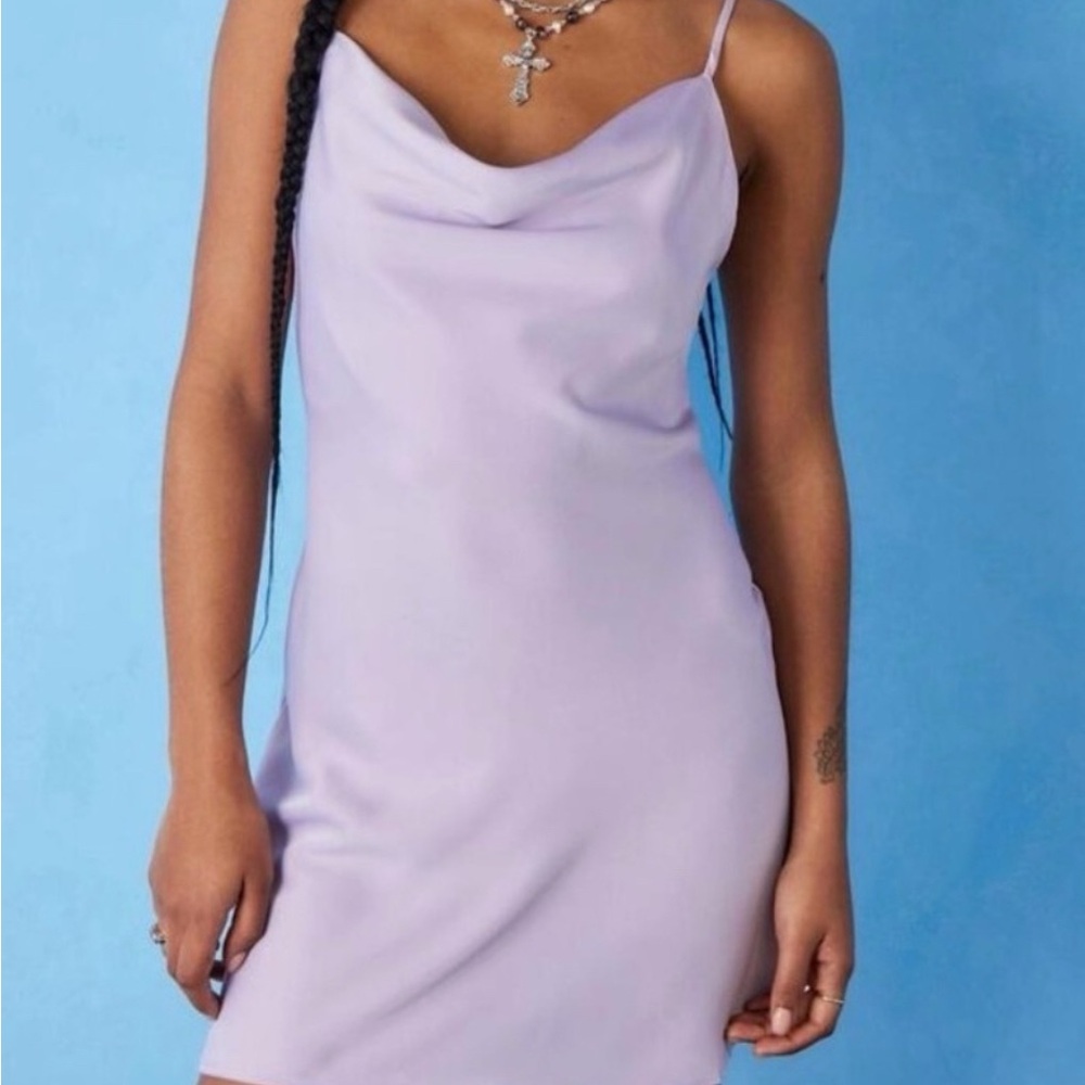 Urban Outfitters Light Purple Satin Dress